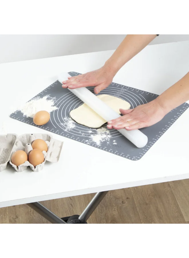 Five Simply Smart Non-Stick Polyethylene Cylindrical Rolling Pin White 50 cm 189337