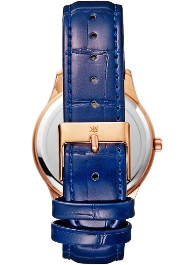 كينيث سكوت Men's Blue Dial Analog Watch - K22016-RLNN