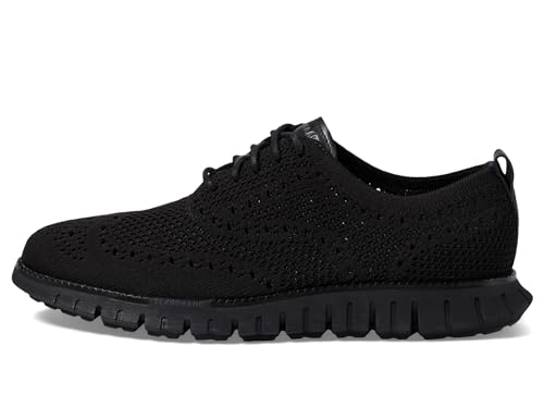 Cole Haan Mens Zerogrand Remastered Stitchlite Wing Tip Oxford, Black/Black, 11.5-M US - Image 4