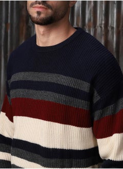 HIGH STAR Men Multicolor Sweaters  - Image 4