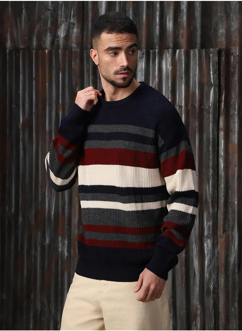 HIGH STAR Men Multicolor Sweaters