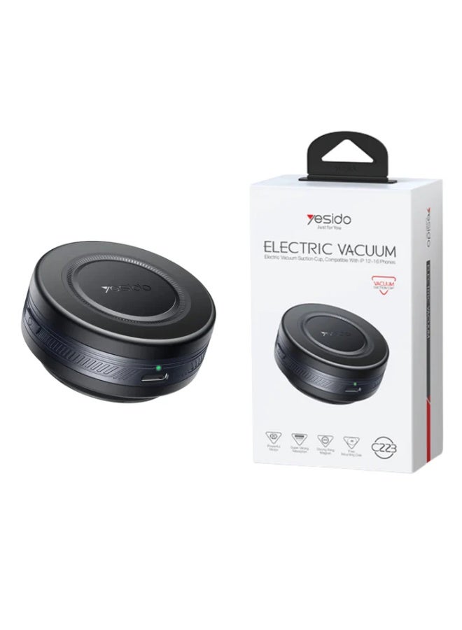Yesido C223 Electric Vacuum Suction Cup MagSafe Car Mount(Black)