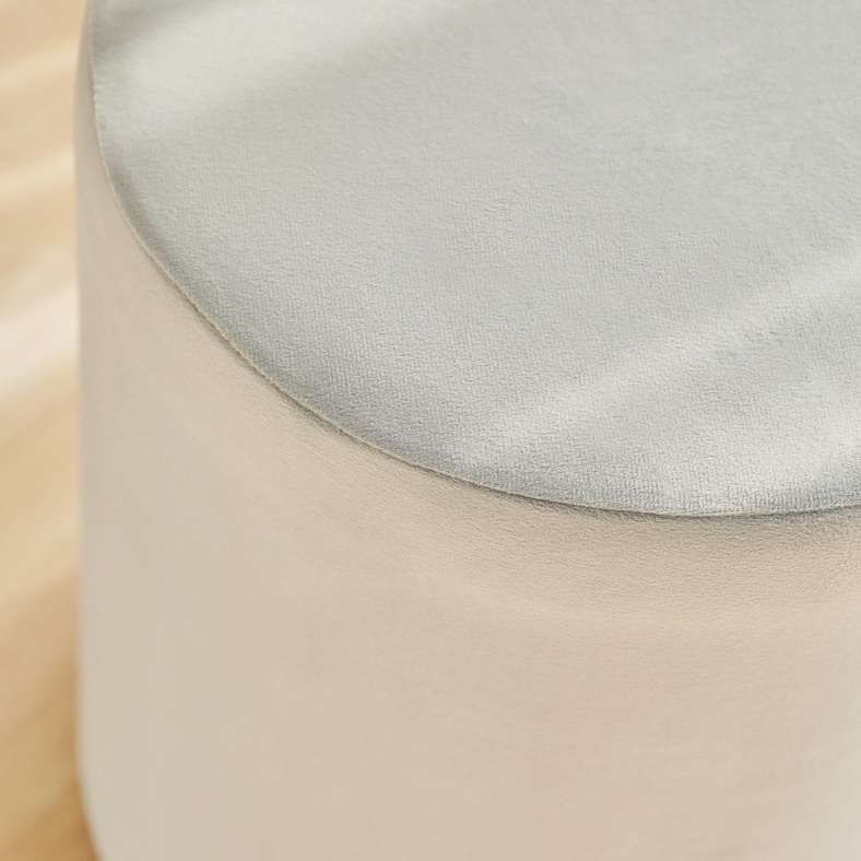 Pan Home Rubika Pouf - Grey - Image 2