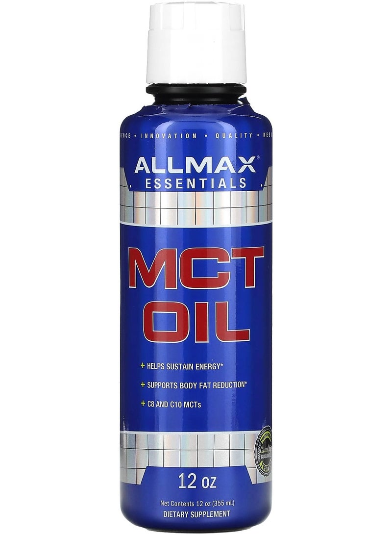 Allmax Essentials, MCT Oil, 12 oz (355 ml)