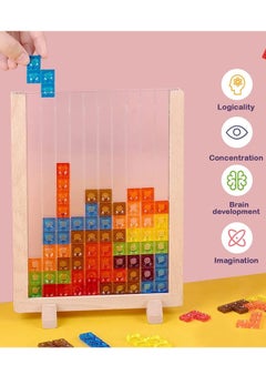 Soofam لعبة المكعبات الروسية لتحفيز الدماغ العمودي، ألعاب ألغاز ثلاثية الأبعاد لألعاب تحفيز الدماغ،  - Image 3
