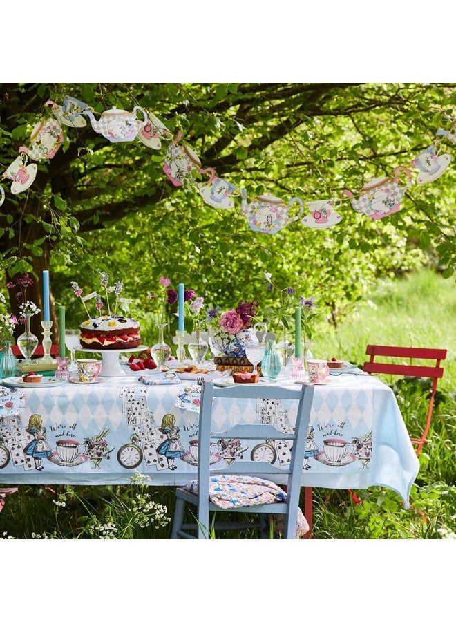 توكينج تيبلز لافتة إبريق الشاي المعلقة Truly Alice من Talking Tables (13 قدمًا) لحفلة الشاي، متعددة الألوان - Image 4