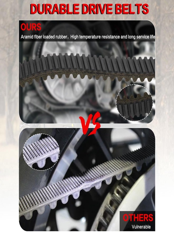 SMOTRCC Drive Belt Replace 422280652 422280651 Compatible with Can am Maverick X3 Turbo R XDS XMR MAX X RS 2017-2022,Replace 422280654 49C4266 417300383 CVT Belt - Image 3