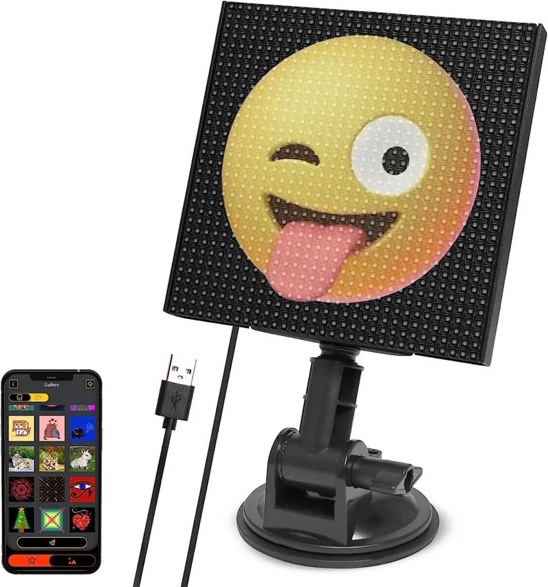 AYT Powermaster PM-24068 LED Vehicle Rear Window Expression Display Panel Auto LED Digital Display Controlled from Mobile Phone