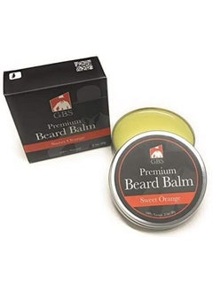 G.B.S G.B.S Beard Balm Sweet Orange, Made with Natural Ingredients, Shapes, Softens and Moisturizes All Lengths of Facial Hair, 2.1 Ounces  - Image 1