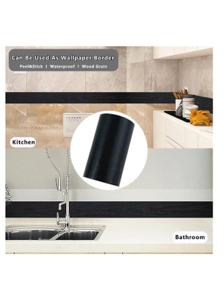 Mirror Frame Border, Peel and Stick Black Border, Peel and Stick Mirror Frame, Black Wood Grain Wallpaper Border, Removable Waterproof Bathroom Mirror Frame Sticker, Mirror Frame, Black - pzsku/ZA4CFBE8A7CCCEAB058BEZ/45/_/1736789929/db80f500-1fd0-4e3d-85cc-55aa62b65332