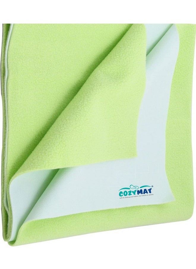 Newnik Premium Quick Water Resistant Dry Sheet;Waterproof Baby Bed Protector Sheet Mattress Protect (Size: 70Cm X 100Cm) Lemon Green Medium  - Image 2