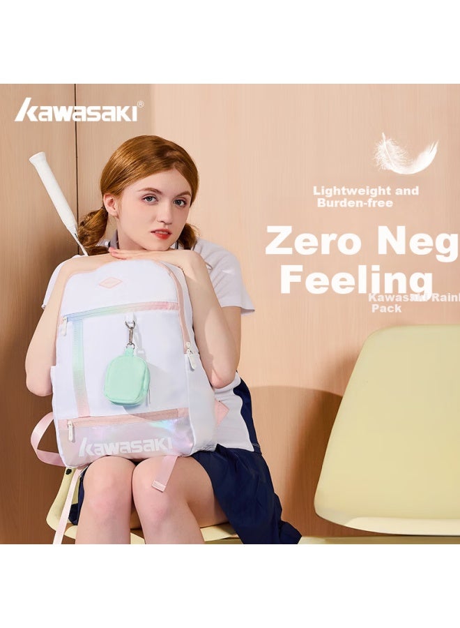 Kawasaki Badminton Double Shoulder Bag Sports Backpack Casual Training Bag B8224 Twilight Purple - Image 4