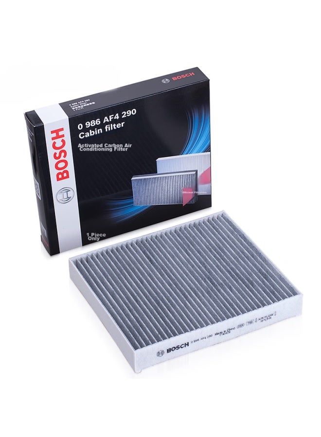 Bosch Activated Carbon Air Conditioning Filter 4290 For Volkswagen Jetta, Santana, Polo, Audi A1, Skoda Fabia, Rapid, Rapid Spaceback - Image 4
