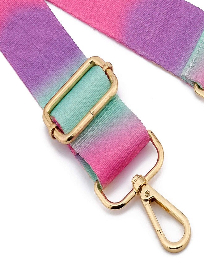 ZOOEASS Wide Shoulder Strap Adjustable Replacement Belt Guitar Style Crossbody Bag Handbag Strap Multicolor Canvas Straps（Wide:1.4in，Long:49.2in） (Color22) - Image 3