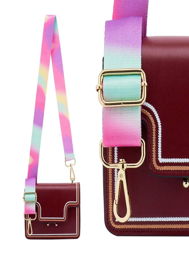 ZOOEASS Wide Shoulder Strap Adjustable Replacement Belt Guitar Style Crossbody Bag Handbag Strap Multicolor Canvas Straps（Wide:1.4in，Long:49.2in） (Color22) - Image 4