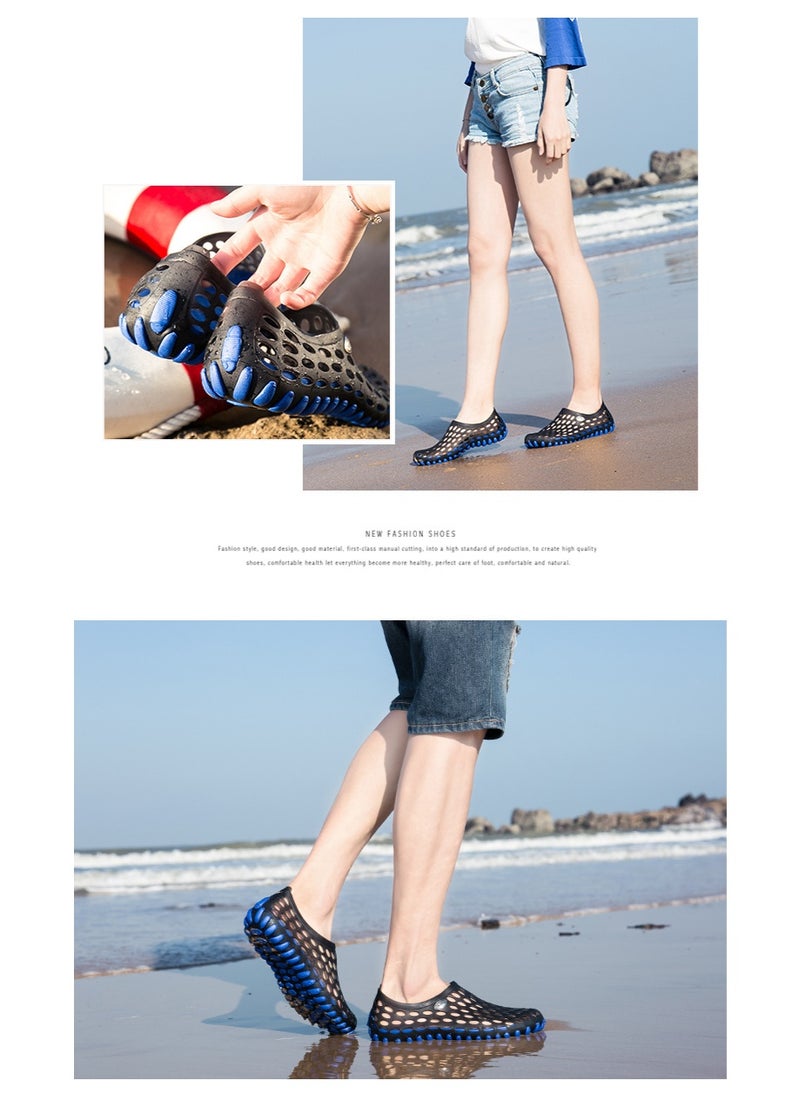 NIBEMINENT Breathable Hollow Out Sandals Men's Women's Summer Lightweight Bird's Nest Slippers Water Shoes Couple Holiday Beach Shoes  - Image 3