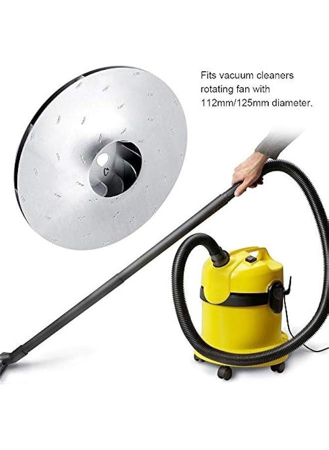 Generic Vacuum Cleaner Replacement Accessories, Rotating Fan Blades, Impeller Rotating Fan Impeller, Fan Blade Replacement Accessory for Vacuum(125mm), Household Aluminum Vacuum Cleaner Motor  - Image 2