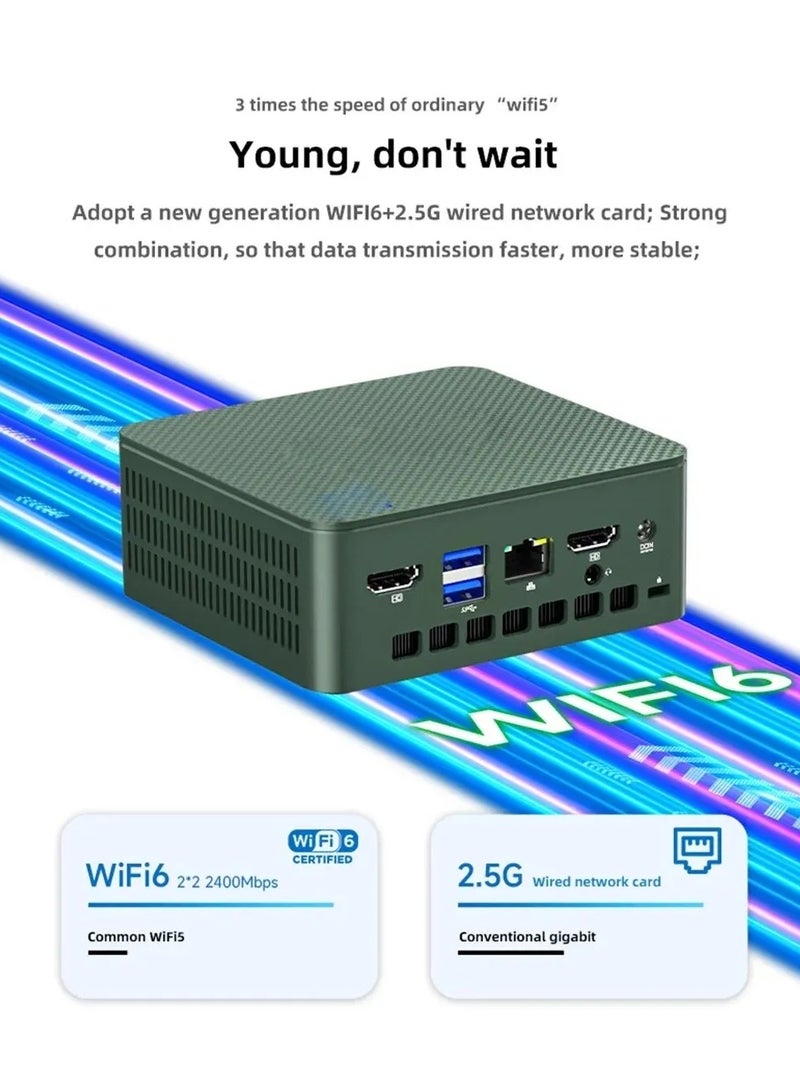 Generic GMKTec G3N100 Mini Computer Host Office Game AMD Mini Electric Host MINI PC - Image 4