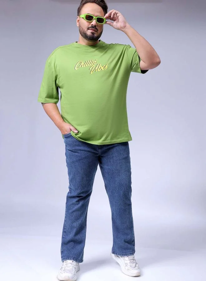 HARDSODA Men Plus Size Bootcut Solid Mid-Rise Stretchable Jeans