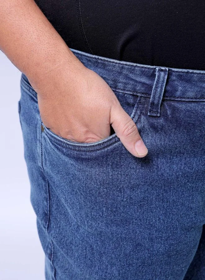 HARDSODA Men Plus Size Bootcut Solid Mid-Rise Stretchable Jeans