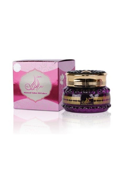 Maamoul Sahr Al Kalemat by Almas Perfumes Premium Royal Oud Bakhoor Incense for Home Wedding and Clothing Fragrance with Luxurious Dehn Al Oudh and Bulgarian Rose Long Lasting Romantic Atmosphere and Absolute Comfort 60g