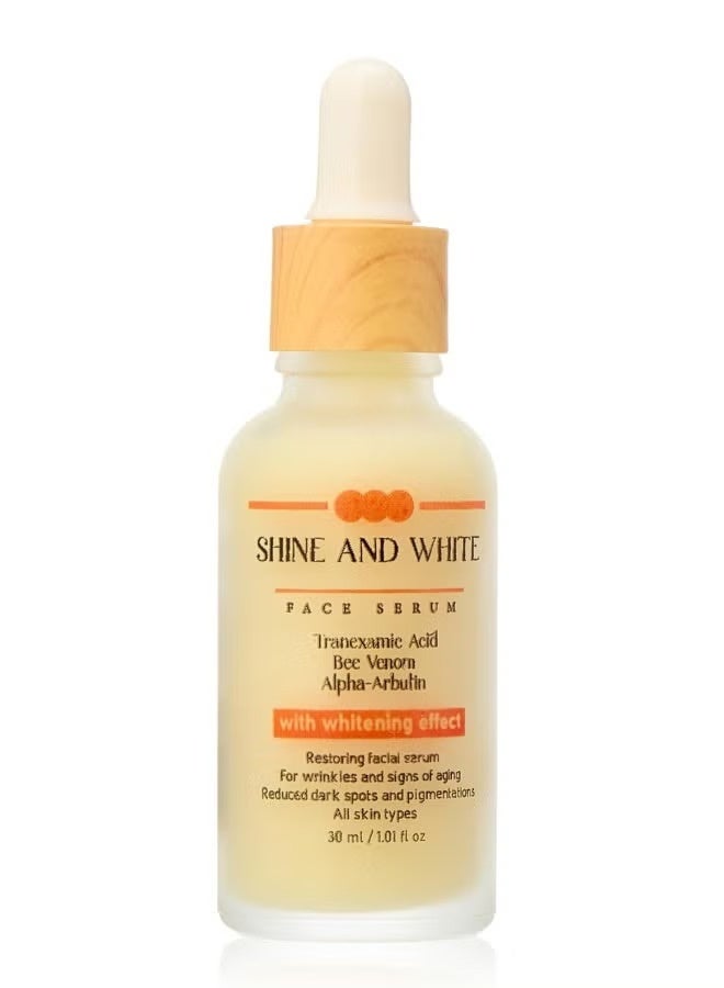 So Sandy SHINE AND WHITE FACE SERUM Tranexamic Acid - Bee Venom With Whitening Effect 30ml - Image 1