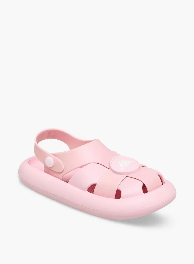 Kappa Girls Logo Applique Sandals
