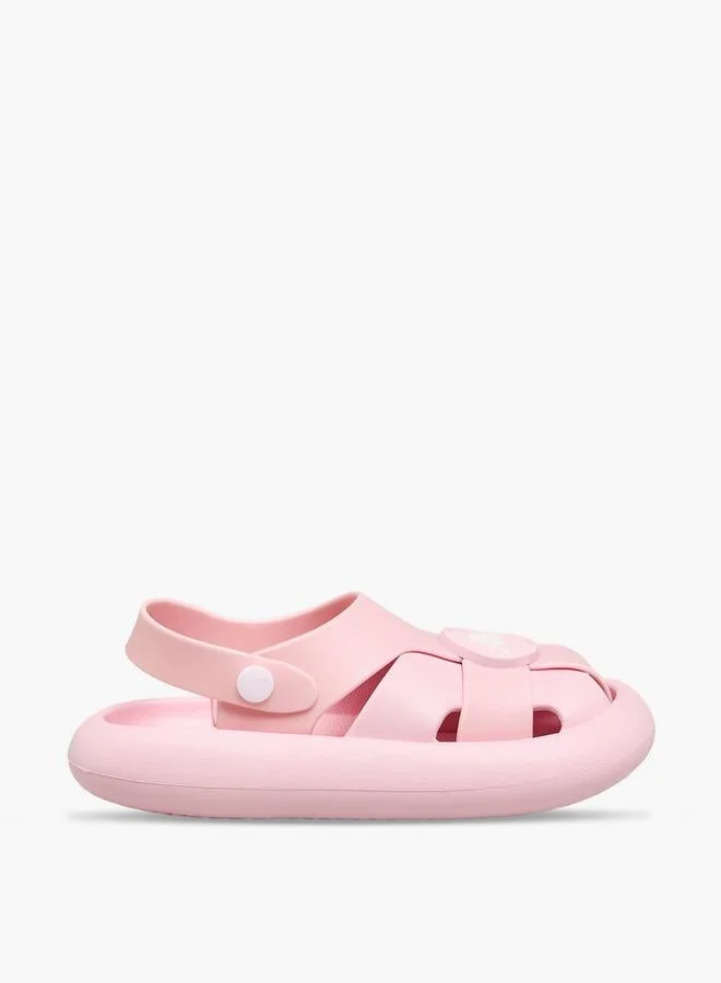 Kappa Girls Logo Applique Sandals