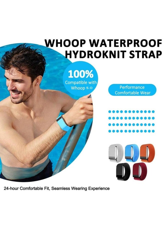 TEMPO HydroKnit Sport Band Compatible with Whoop 5.0 Life, One & Peak | Soft Nylon, Fast-Drying, Water-Resistant and Comfortable Replacement Strap for Active Lifestyles - ONLY Strap without Connector - Image 5