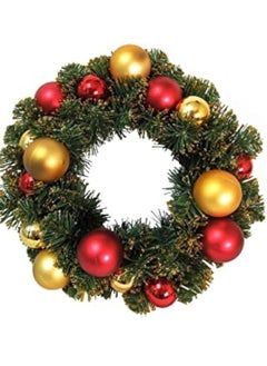 Generic A wreath of cheerful Christmas colors is suitable for decorating homes, shops and offices 