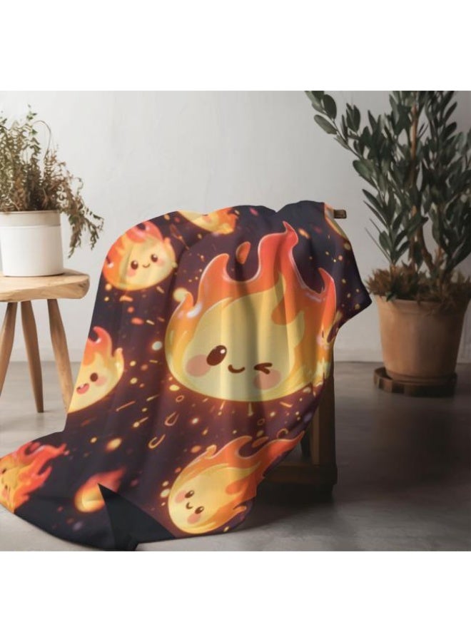 عام بطانية رقيقة من الفانيلا الكرتونية للأطفال والرضع (دافئة ومريحة، ومناسبة للنوم والألعاب) 70 سم * 100 سم - Image 4