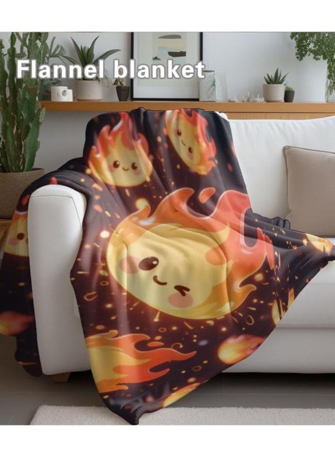 عام بطانية رقيقة من الفانيلا الكرتونية للأطفال والرضع (دافئة ومريحة، ومناسبة للنوم والألعاب) 70 سم * 100 سم - Image 5