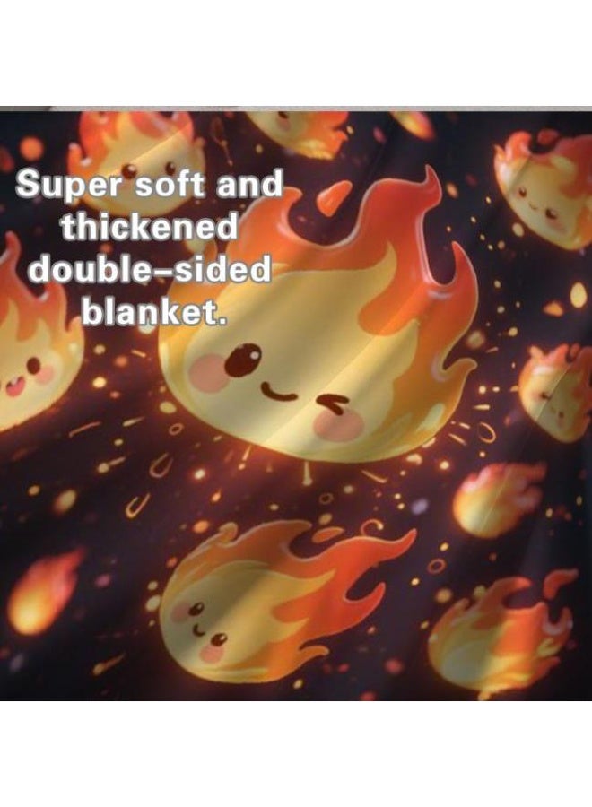 عام بطانية رقيقة من الفانيلا الكرتونية للأطفال والرضع (دافئة ومريحة، ومناسبة للنوم والألعاب) 70 سم * 100 سم - Image 3