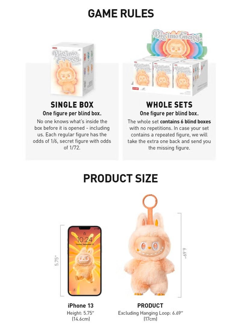 LABUBU Doll Labubu Big Into Energy Vesion Blind Box Randomly Assorted  - Image 4
