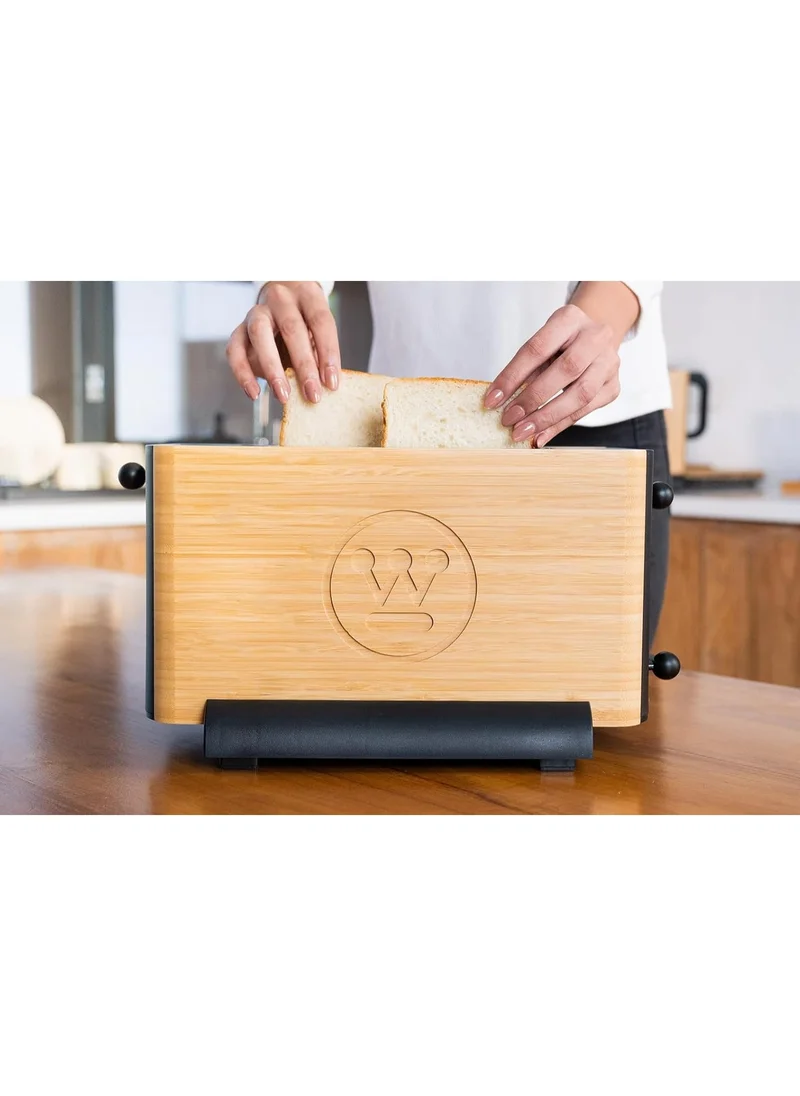 Westinghouse Westinghouse Bamboo Panel 2 Slice Bread Toaster