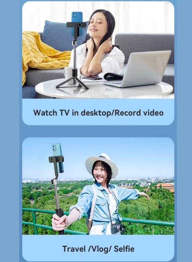 Usams Mini Wireless Bluetooth Selfie Stick with Tripod and Extendable Selfie Sticks Bluetooth Remote Controller for iPhone and Android Phones – Take Stunning Selfies and Group Shots with This Portable and Lightweight Selfie Stick, 270° Adjustable, 110 cm Max Length, ABS + Stainless Steel, Fits 4.7–7″ Phones - Image 4