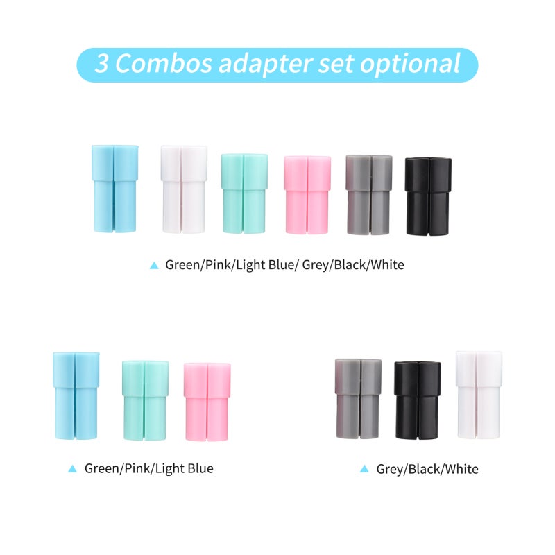 Cricut Pen Adapter 6PCS Premium ABS Material No Depth Calibration Needed Cricut Pen Holder - Color-Coded For Specific Pen Models Cricut Accessory for Cricut Explore Air, Air 2, Air 3, Maker and Maker - Image 2