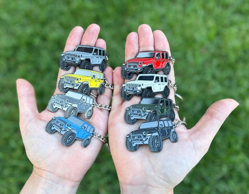 FOUR WHEEL BEAST مفتاح سيارة جيب رانجلر بأربع عجلات - Image 4