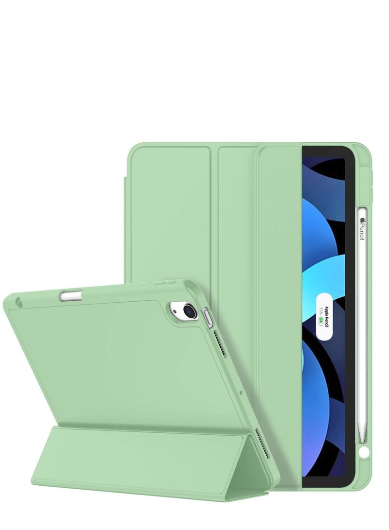 MUNTAQI Smart Case for iPad Air – Matcha Green, Compatible with 6th Gen 11-Inch (2024) and 5th/4th Gen 10.9-Inch (2022/2020) with Touch ID & Auto Wake/Sleep - Image 1