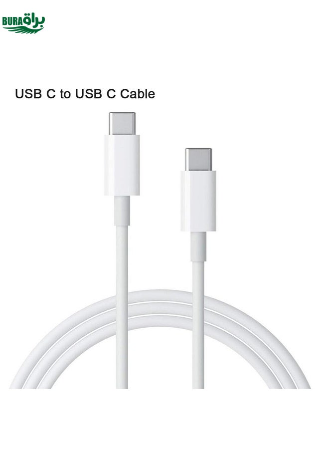 BURAQ 2 in 1 PD 20W Single USB-C / Type-C Port Travel Charger + 3A PD 3.0 USB-C / Type-C to USB-C / Type-C Fast Charge Data Cable Set, Cable Length: 2m, US Plug - Image 4