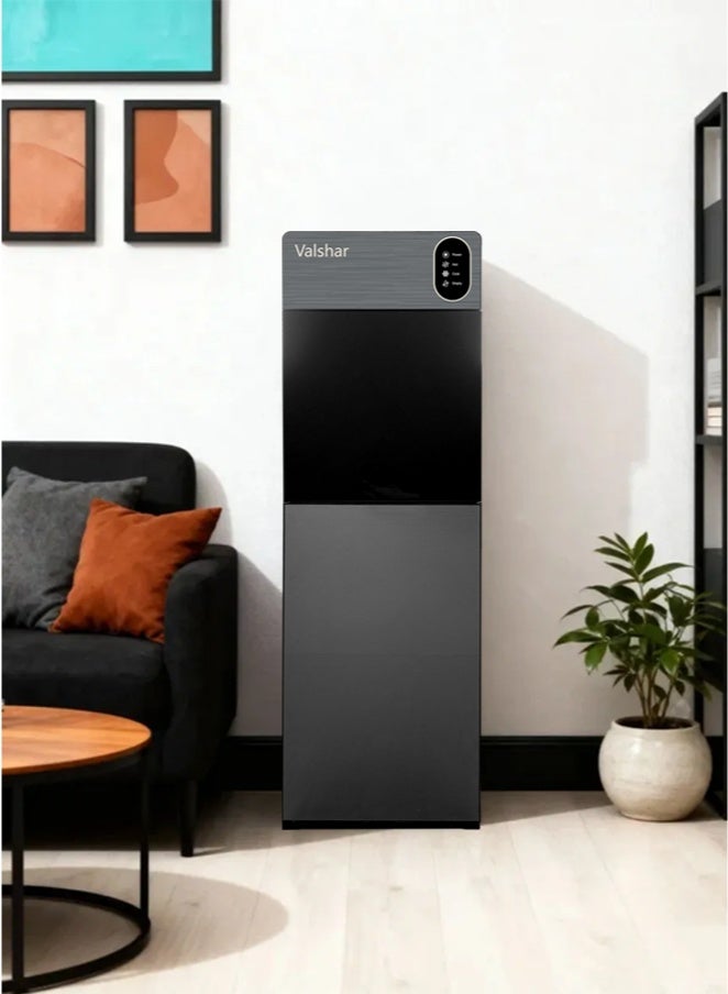 يشارك موزع مياه بتحميل سفلي | وظائف عادية، ساخنة وباردة، تبريد ضاغط، و3 صنابير | درجة حرارة البارد: 4-12 درجة مئوية؛ درجة حرارة الساخن: 85-95 درجة مئوية | مثالي للمنزل والمكتب | معدني - Image 2