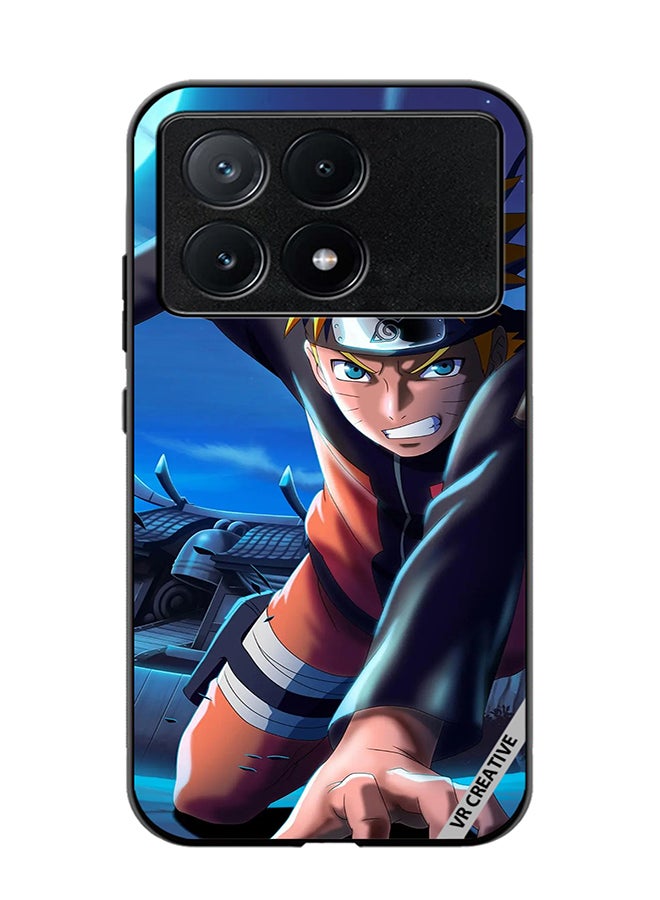 VR CREATIVE Protective Case Cover For Xiaomi Poco X6 Pro Naruto Uzumaki Design Multicolour - Image 1