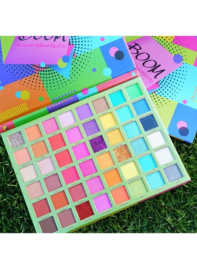 docolor لوحة ظلال العيون بوم 48 لون ظلال عيون عالية الصبغة غير لامعة لامعة متلألئة معدنية احترافية تدوم طويلاً مقاومة للماء لوحة مكياج بودرة متلألئة دخانية ظلال تجميلية - Image 5