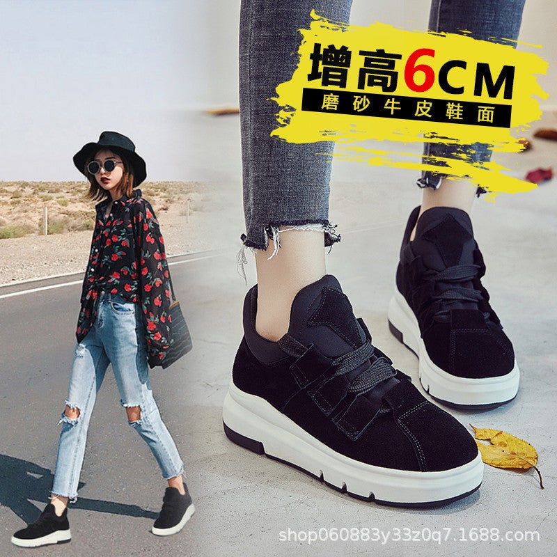 Shoes for Women in Winter Fleece-Lined to Heattech New Style 32 Thick Soles 33 Inner Heightening 34 Popular Sports K-Style Versatile Lightweight Cotton Shoes - Image 3