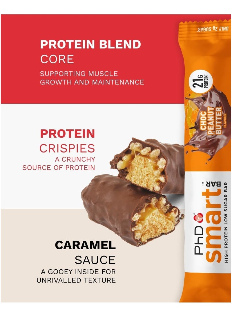 PhD Smart Bar High Protein - Choc Peanut Butter - (12 pieces)  - Image 3