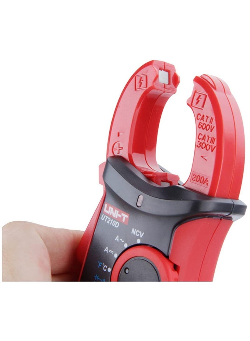 ECVV UNI-T Digital Clamp Meter Mini AC/DC Current Voltage Resistance Capacitance Temperature Clamp Multimeter High Precision Non-Contact Multimeter - Image 3