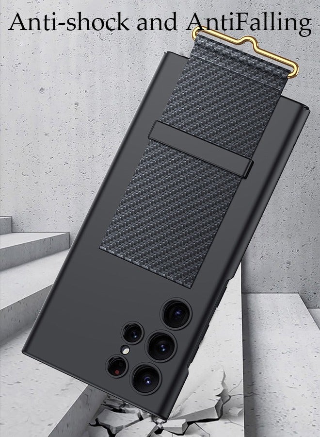 DUNISO Samsung Galaxy S24 Plus Phone Case Full Body Protective Phone Cover Anti-fall Anti-fingerprint Phone Case with Phone Holder and Wireless Charging for Samsung Galaxy S24 Plus 5G Phone Case - Image 3