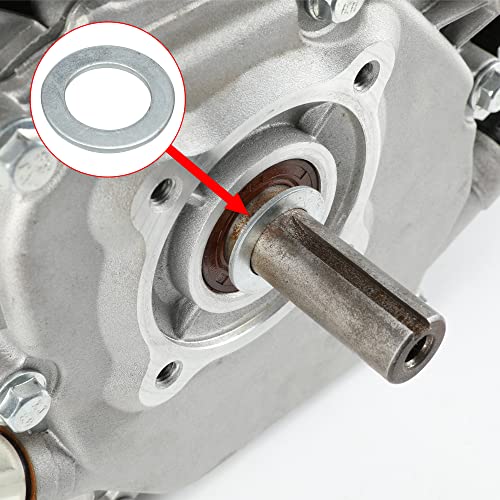 GREHUA Universal Clutch Spacer Shim 34 Shaft 8PCS Compatible with Predator 212 Ghost 196cc 65HP GX160 GX200 OHV Clone Engine Coleman CT200U CT200UEX BT200X Baja Mini Bike KT196 CK196 Go Kart Parts - Image 1
