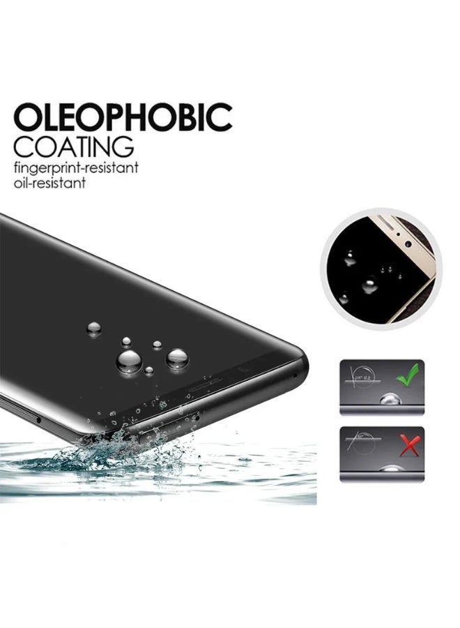 كومبي واقي شاشة من قطعتين لهاتف Tecno Pova Slim 5G، مقاوم للخدش، مضاد لبصمات الأصابع، خالٍ من الفقاعات، طبقة زجاجية مقواة 9H - Image 2