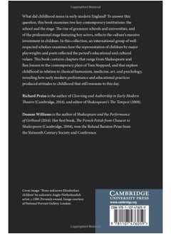 Childhood, Education and the Stage in Early Modern England  - Image 1